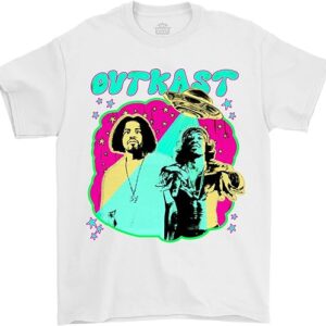 Outkast Unisex-Adult Official Merch Spaceship Cartoon T-Shirt (Copy)